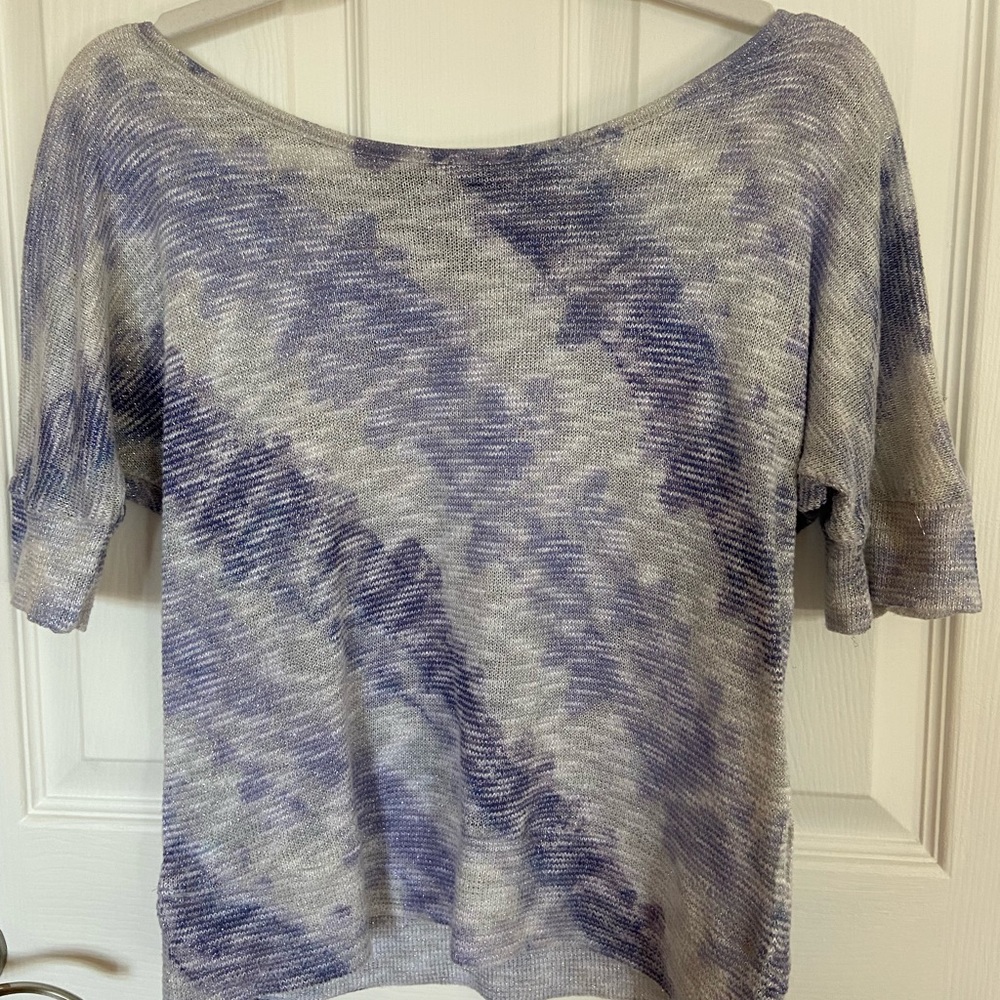 INC top with shimmer